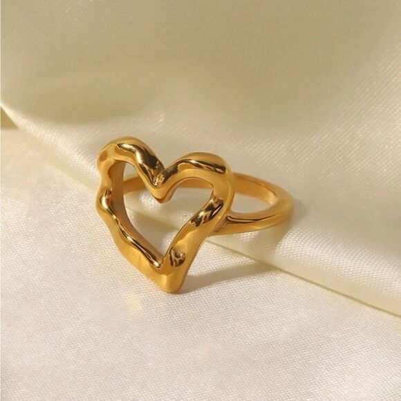 bohemian heart ring C34 - Picture 1 of 7